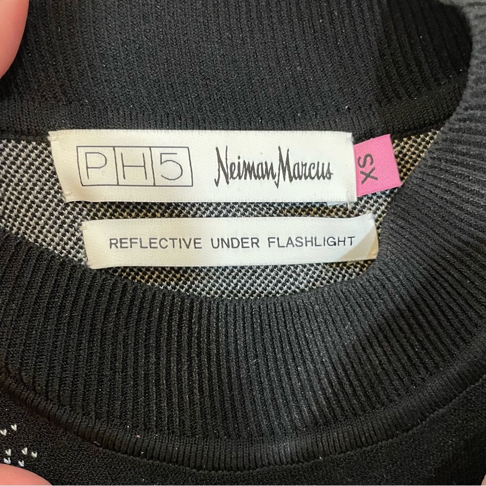 PH5 x Neiman Marcus MIA SIGNATURE WAVY ASYMMETRIC DRESS IN SPRAY PAINT - Picture 8 of 8